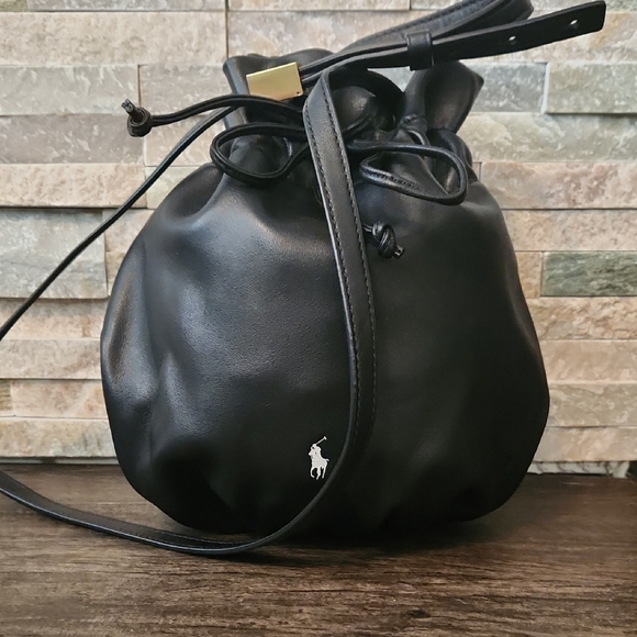 Ralph Lauren Handbags - Ralph Lauren Black Crossbody Bag with Rounded Shape